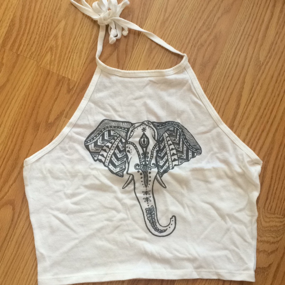 NWOT Hollister elephant crop top